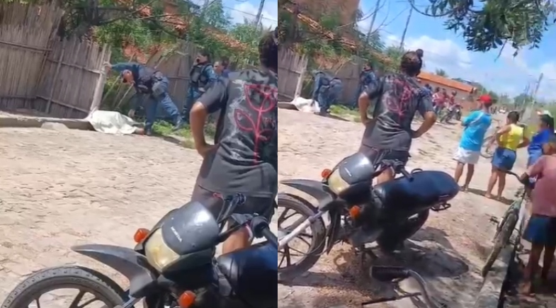 Casal é assassinado a tiros no interior do Piauí; mulher tentou escapar dos disparos.