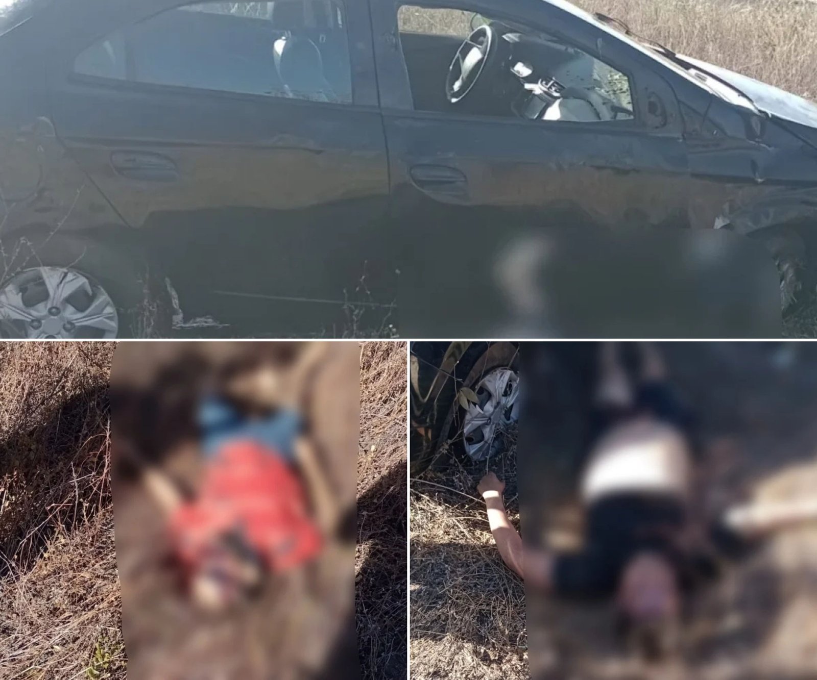Dois homens morrem após carro capotar e serem arremessados do veículo no interior do Piauí.