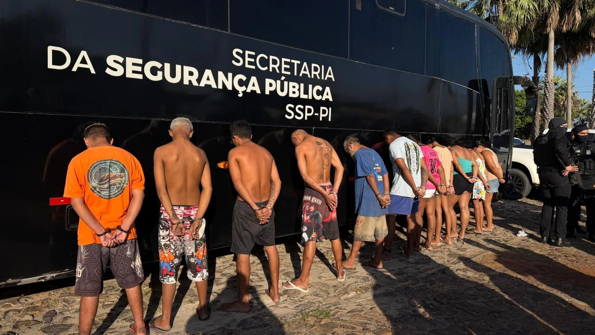 SSP deflagra megaoperação com mais de 100 mandados contra facção no litoral do PI.