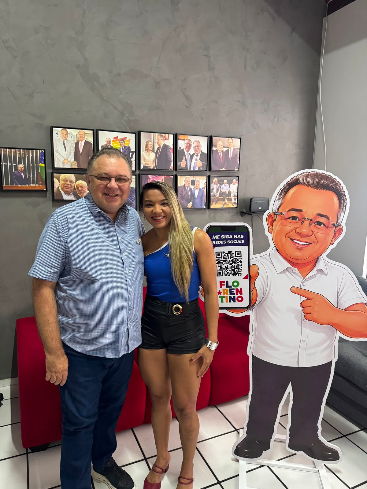 Esporte Feminino Parnaibano declara apoio ao Deputado Florentino Neto, por meio da presidente da liga feminina.