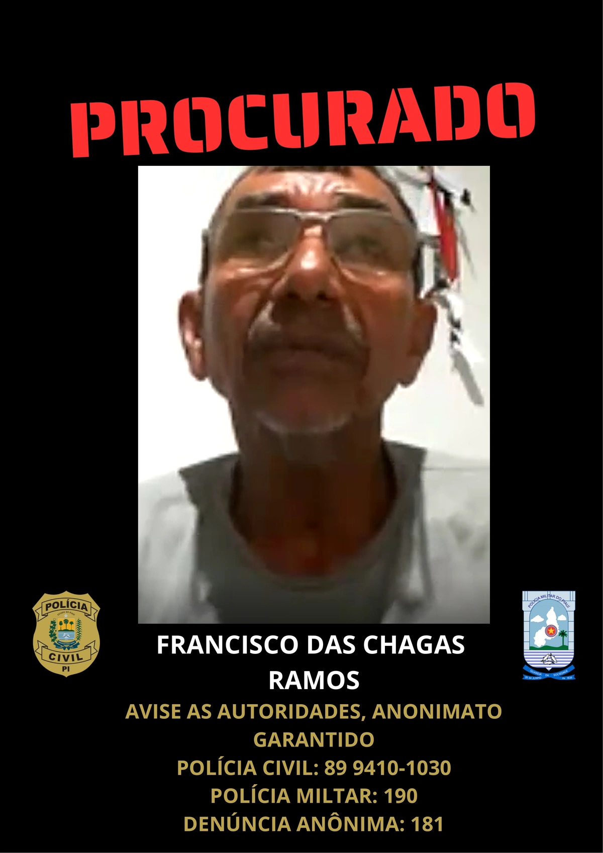 Polícia procura pai suspeito de matar próprio filho a tiros em Guadalupe